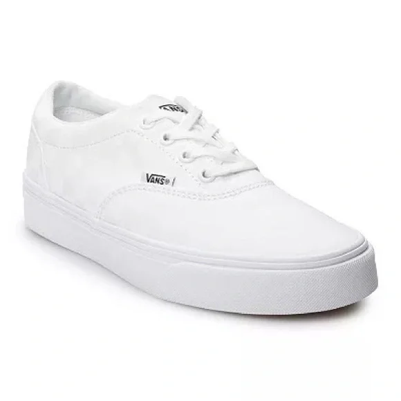 Vans Shoes Vans Womens Doheny Low White Checkerboard Shoes 75 - Main Image